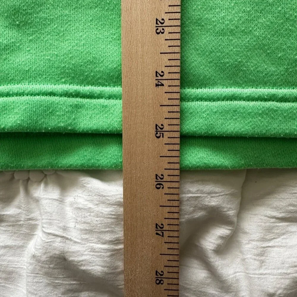 We11done Graphic Oversized Small Ex-Boyfriend Green Hooded T-Shirt/Sweatshirt - Picture 5 of 9